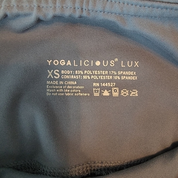 Yogalicious dusty blue leggings - Picture 3 of 4